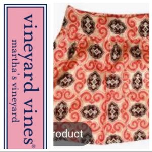 VINEYARD VINES Medallion Silk Blend Skirt Size 8